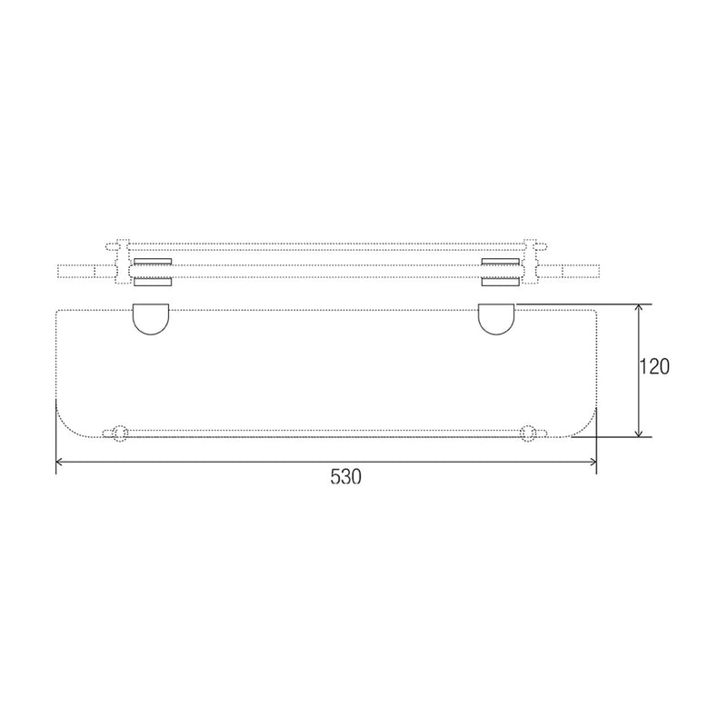 Conserv Glass Shelf Mount Brackets