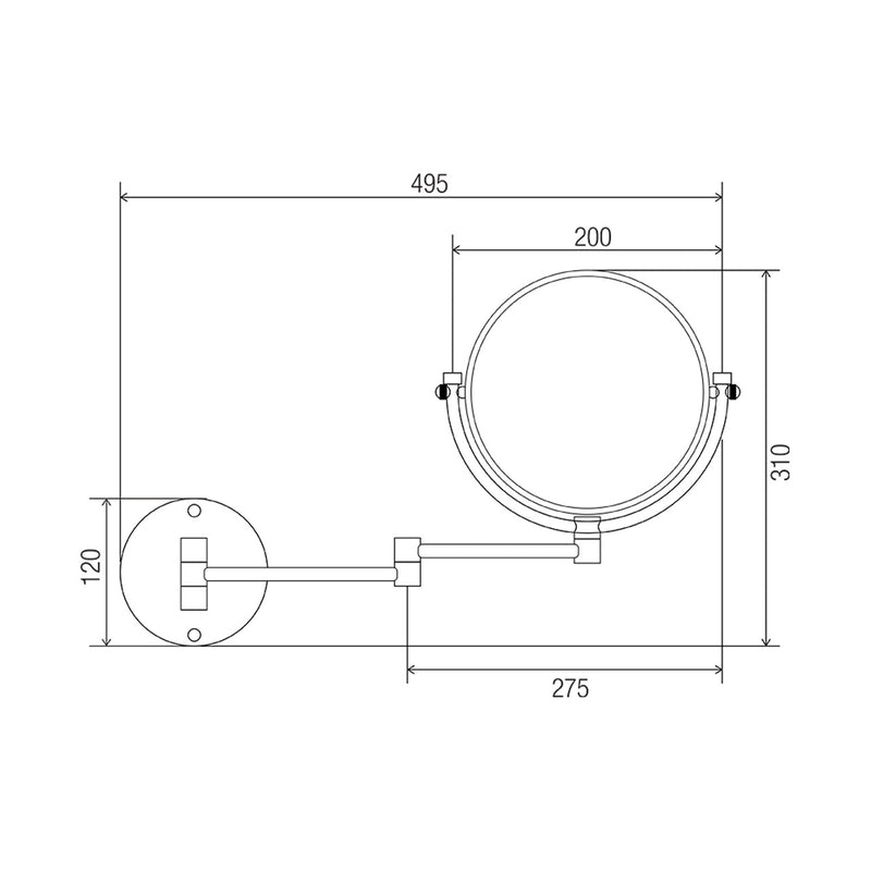Conserv Comfort Mirror Dual Sided