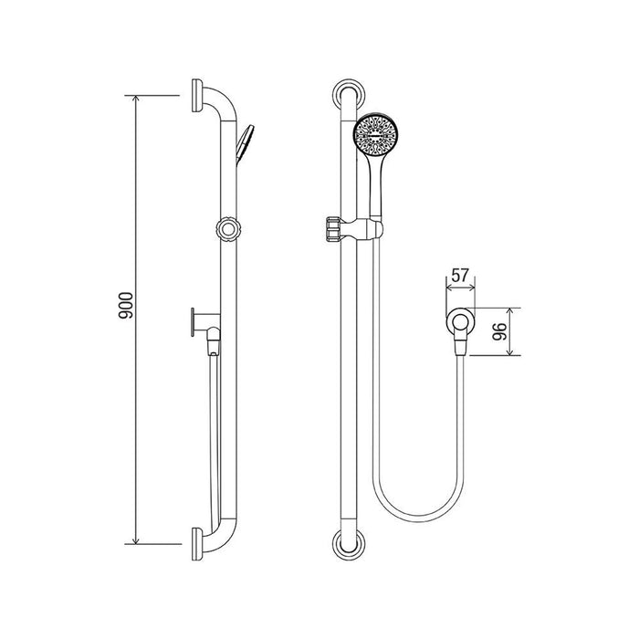 Conserv Bariatric Shower Kit 9