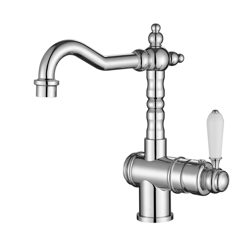 Modern National Bordeaux High-Rise Basin Mixer