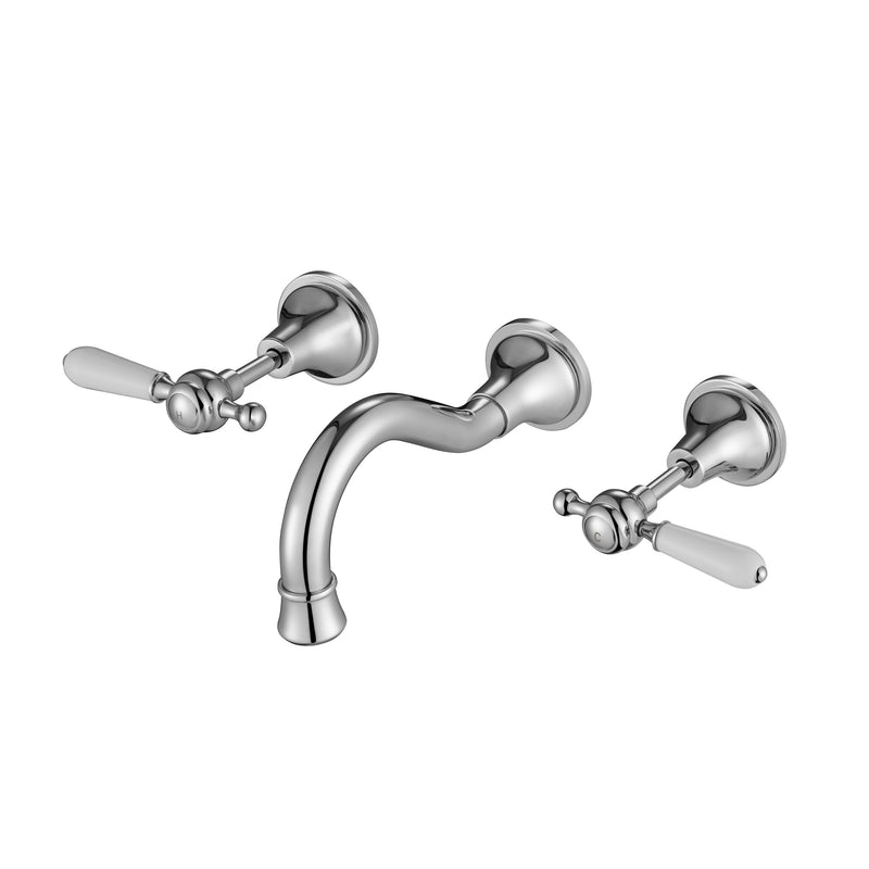 Modern National Bordeaux Wall Spa and Sink Set
