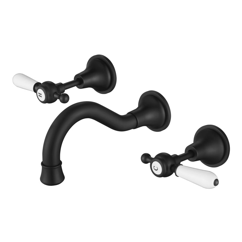 Modern National Bordeaux Wall Spa and Sink Set