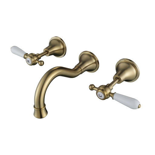 Modern National Bordeaux Wall Spa and Sink Set