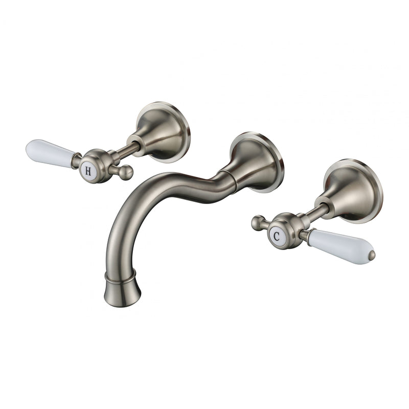Modern National Bordeaux Wall Spa and Sink Set