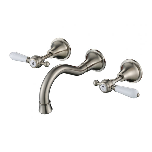 Modern National Bordeaux Wall Spa and Sink Set