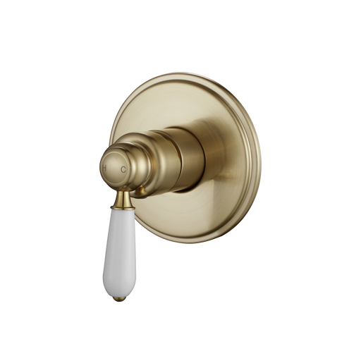 Modern National Bordeaux Shower Mixer