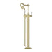 Modern National Bordeaux Freestanding Bath Mixer With Handshower