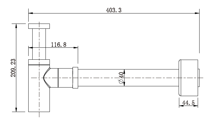 Modern National Bottle Trap 40mm