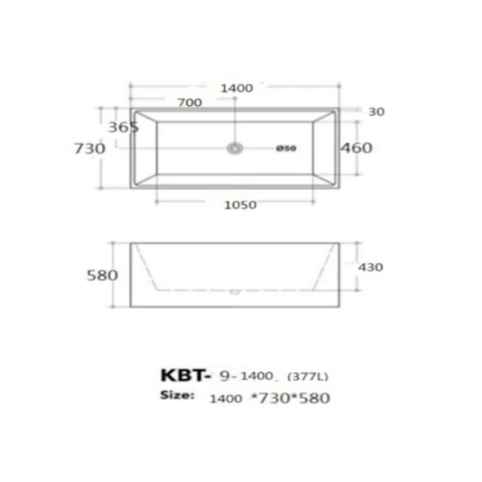 Theo Multi Fit Bathtub