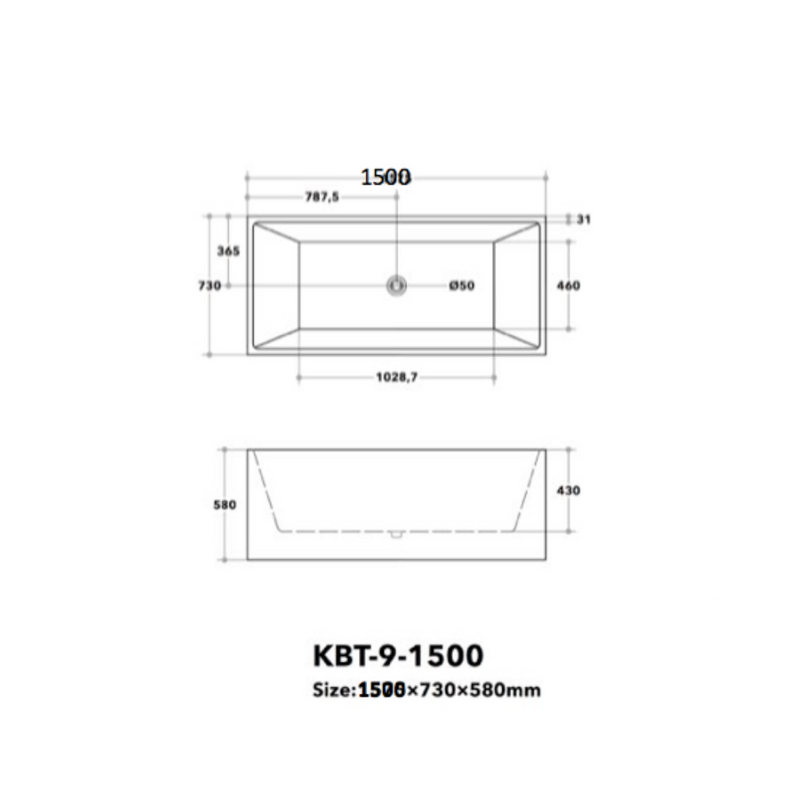 Theo Multi Fit Bathtub