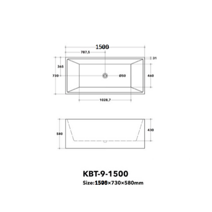 Theo Multi Fit Bathtub