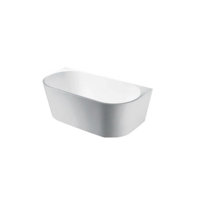 Elivia Back To Wall Bath Matte White