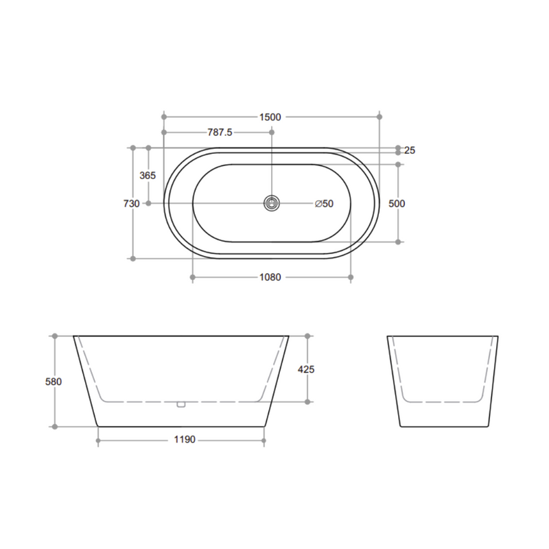Ovia Free Standing Bath