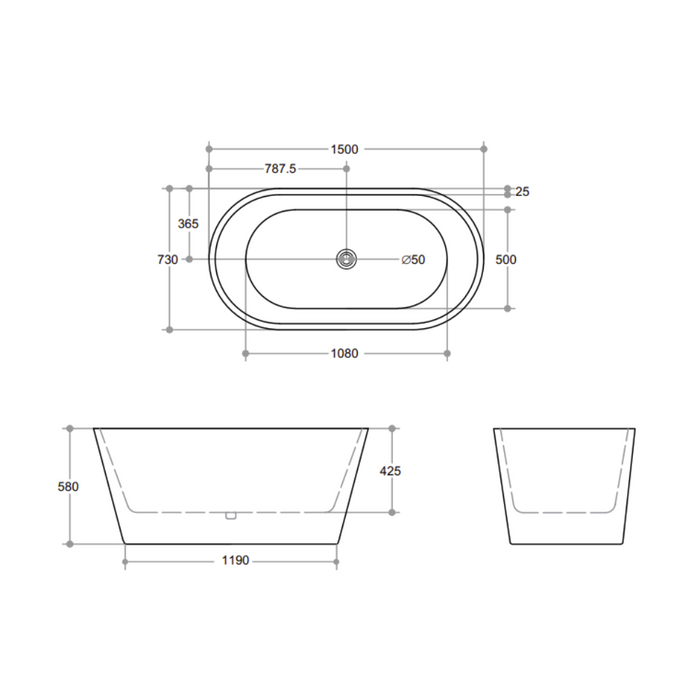 Ovia Free Standing Bath