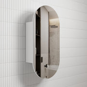 Aulic Beau Monde Oblong Carita Shaving Cabinet matte white
