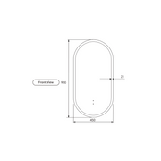 Aulic Beau Monde Oblong LED Mirror