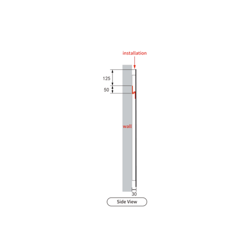 Aulic Beau Monde Oblong LED Mirror