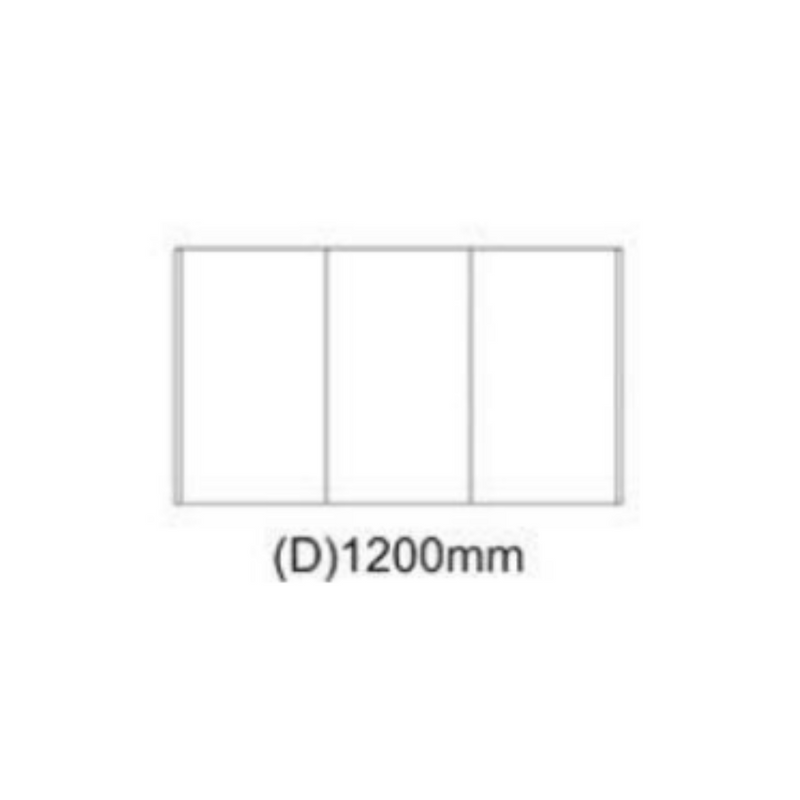 Aulic SHAVING CABINET WITHOUT SIDE BOARDS 1200MM