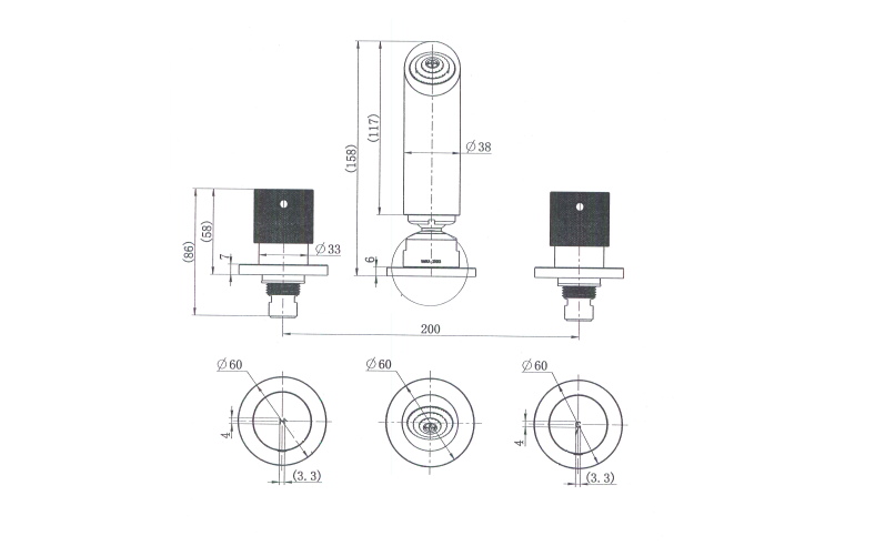 Modern National Cadence Shower Set 1/4 Turn