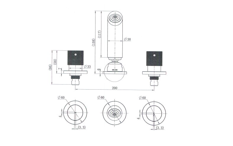 MODERN NATIONAL Cadence Shower Set 1/4 Turn