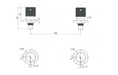 MODERN NATIONAL Cadence Wall Top Assemblies 1/4 Turn