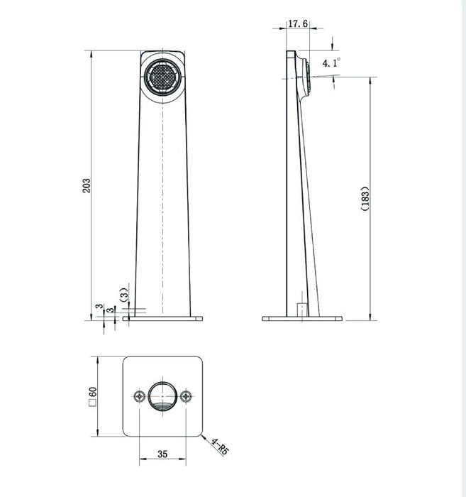 Modern National Cascade Bath Spout