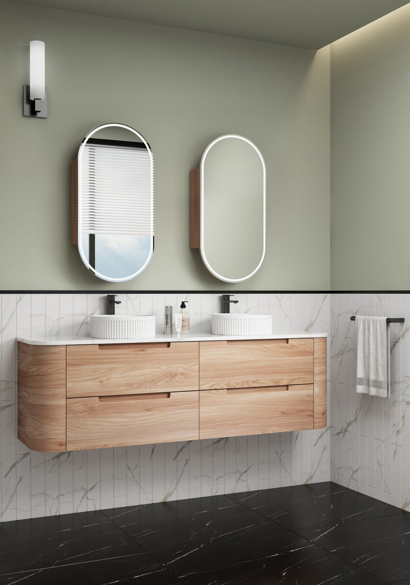 Aulic Briony Curve Finger Pull Cabinet 1800MM