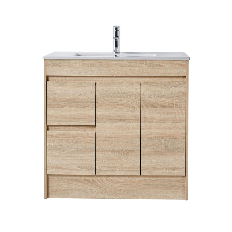 BNK Naga 900mm Plywood Timber Wood Grain Single Basin Vanity