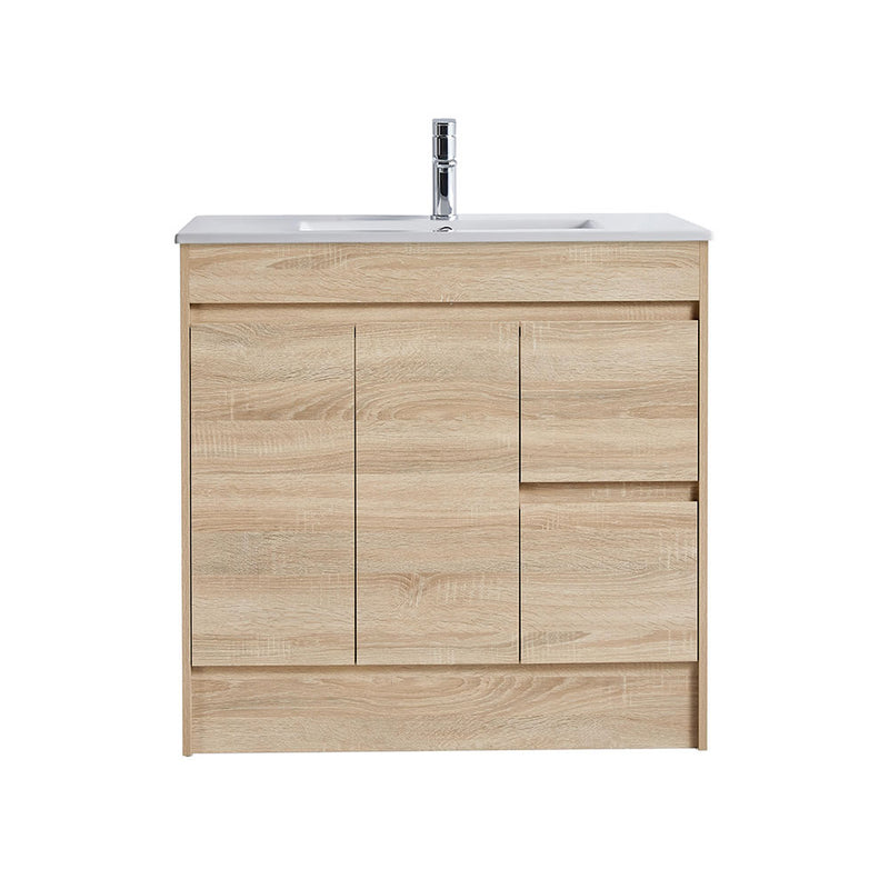 BNK Naga 900mm Plywood Timber Wood Grain Single Basin Vanity