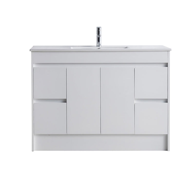 BNK Naga 1200mm Floorstanding PVC Vanity 1TH Inc. Ceramic Basin