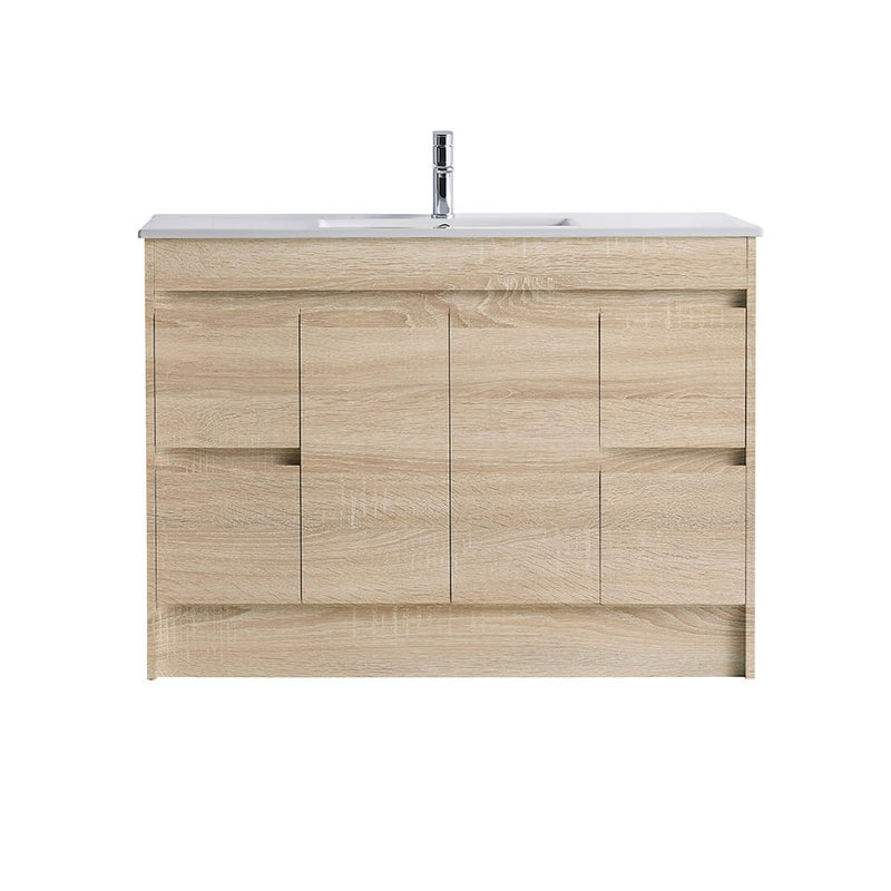 BNK Naga 1200mm Plywood Timber Wood Grain Single Basin Vanity Inc.Ceramic Basin