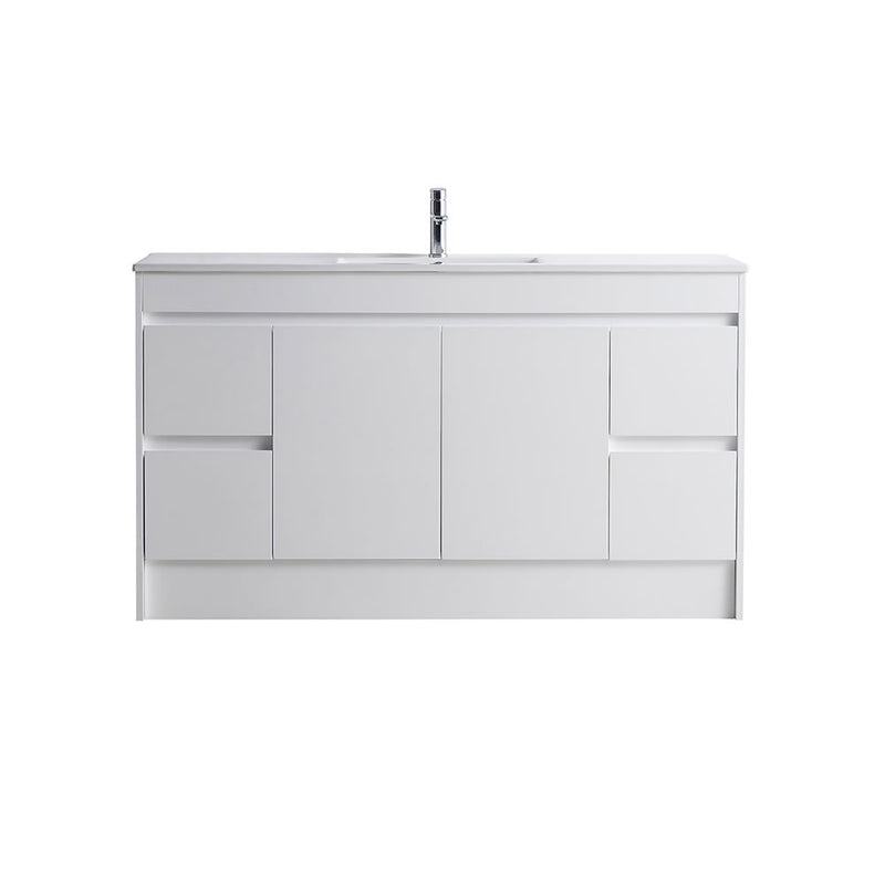BNK Naga 1500mm Floorstanding PVC Vanity 1TH Inc. Ceramic Basin