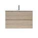 Naga 900mm Wall Hung  All Drawer  Plywood Timber Wood Grain 1TH Inc. Ceramic Basin