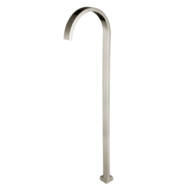 Modern National Chao Freestanding Bath Spout Brushed Nickel
