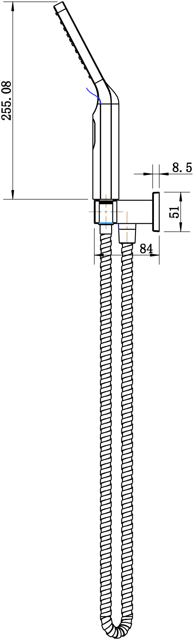 Modern National Chao Shower on Bracket