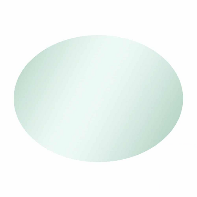 Thermogroup Cody Polished Edge Oval Mirror with Hangers