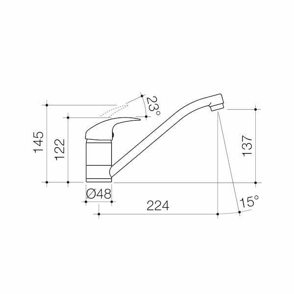 Caroma Acqua Sink Mixer - Lead Free