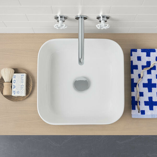Caroma Tribute Above Counter Basin - Square 390mm
