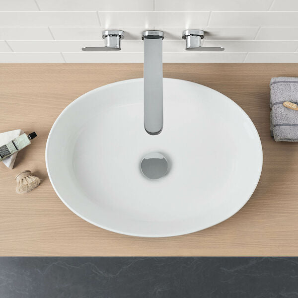 Caroma Tribute Above Counter Basin - Oval 510mm