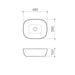 Caroma Tribute Above Counter Basin - 480mm Curved Rectangle