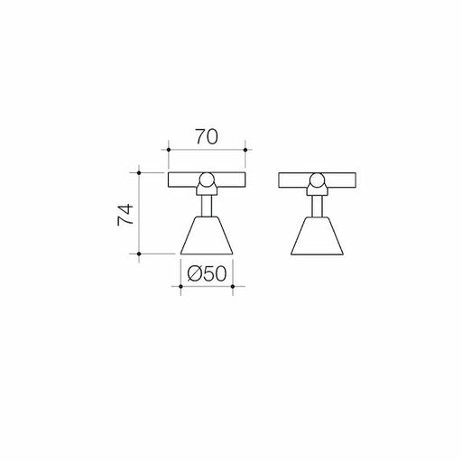 Caroma Classic Cross Basin Top Assy