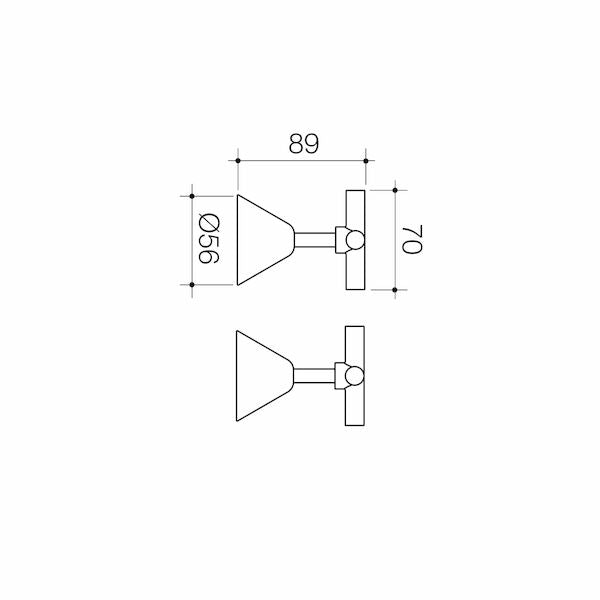 Caroma Classic Cross Wall Top Assy