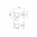 Caroma Classic Cross Washing Machine Set - Lead Free