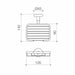 Caroma Cosmo Metal Soap Basket