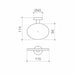 Caroma Cosmo Metal Soap Holder Black