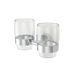 Caroma Cosmo Metal Tumbler Holder - Double