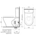 Caroma Luna Cleanflush® Wall Faced 4S BE Suite