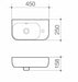 Caroma Luna Hand Wall Basin 1TH