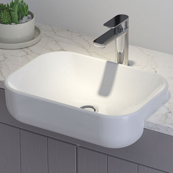 Caroma Luna Semi Recessed Basin - 0TH