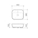 Caroma Luna Semi Recessed Basin 0TH
